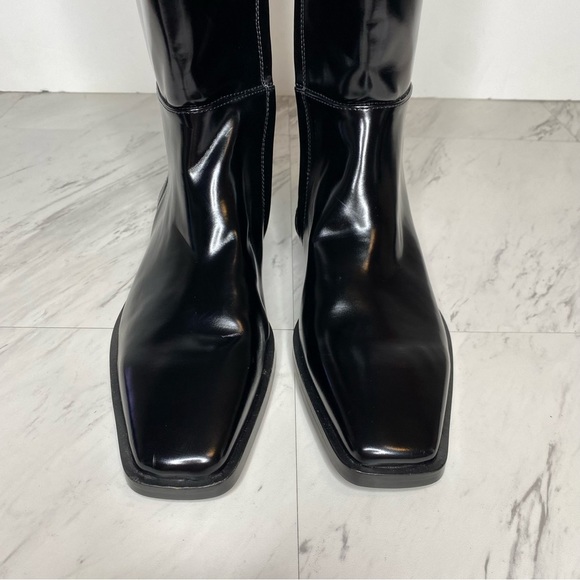 Sam Edelman Cesar Black Tall Athletic Fit Riding Boot 8 - Picture 11 of 15